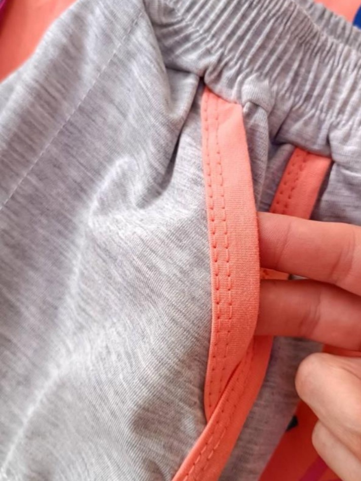 ست کراپ و شلوارک راحتی بچگانه دخترانه از 5 تا 8 سال
