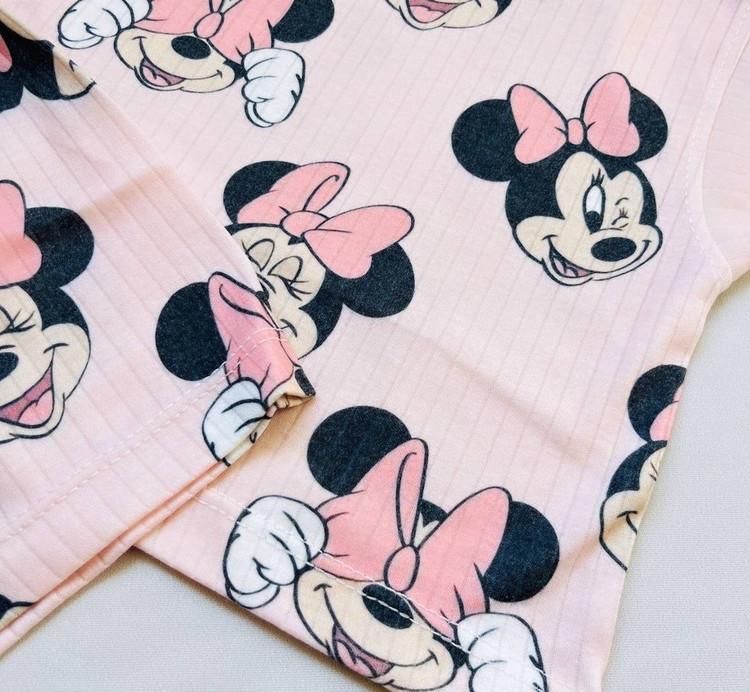 ست تاپ و شلوارک راحتی بچگانه دخترانه از 10 ماه تا 12 سال کد 843002