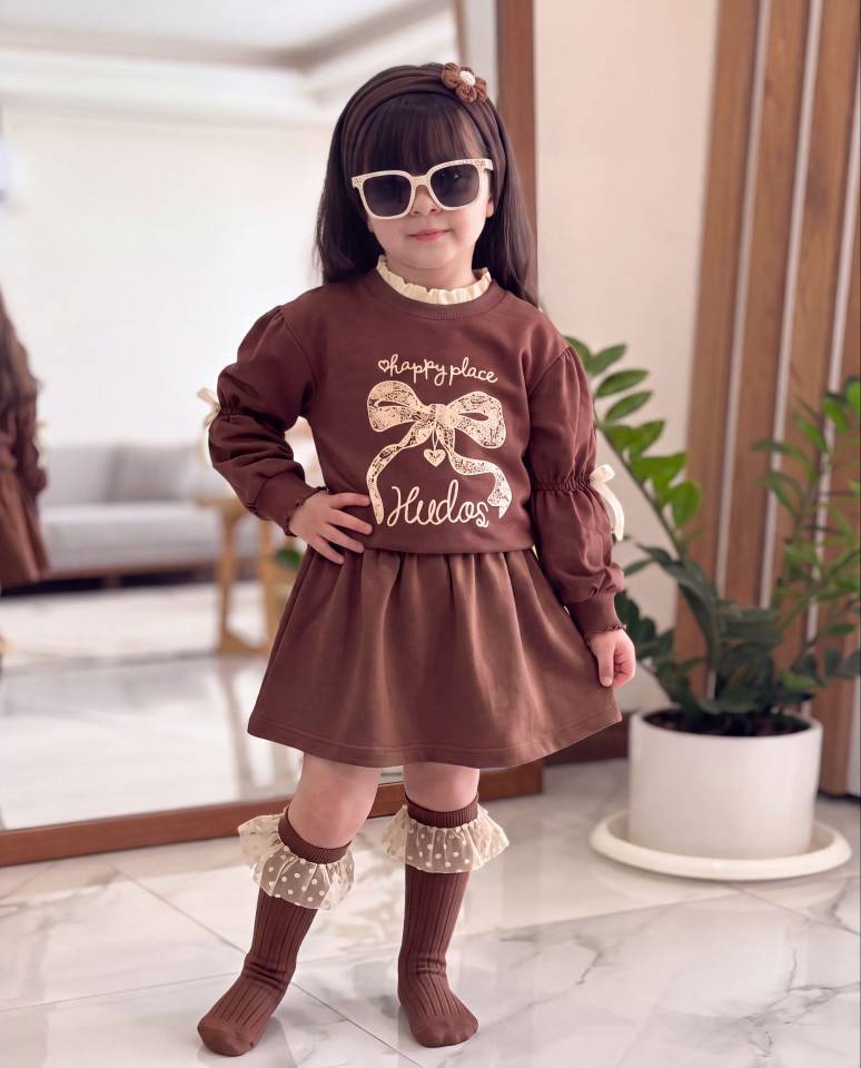 ست بلوز و دامن دخترانه بچگانه ۲ تا ۹ سال کد 91901012