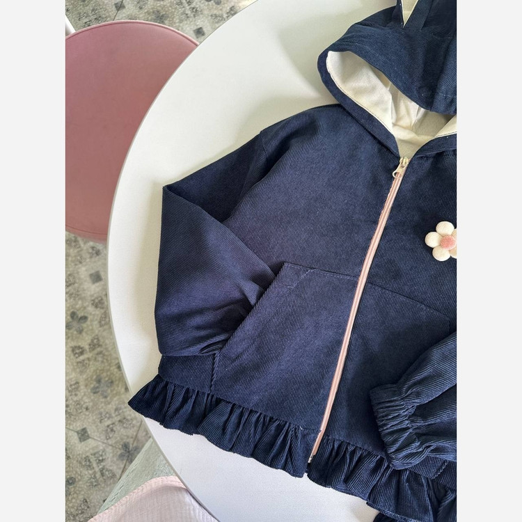 ست سویشرت کلاهدار و شلوار بچه گانه دخترانه ۲ تا ۱۰ سال رنگبندی کد ۹۸۲01012