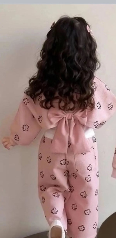 ست سه تکه کراپ و شلوار دورس بچه گانه دخترانه 2 تا ۹ سال رنگبندی کد 1013۰۱۰۱۲