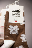 جوراب مچی بچه گانه طرح تدی 3 تا 10 سال